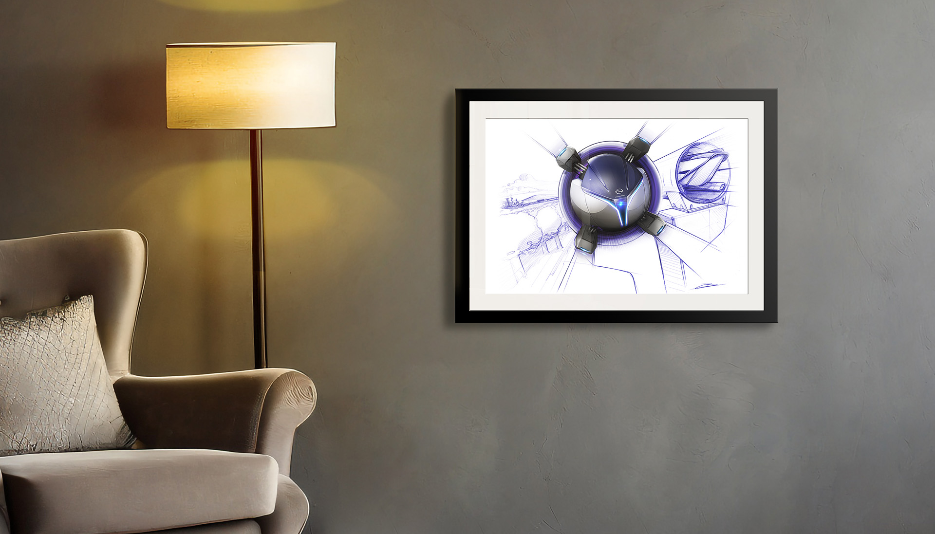 Illustration "High-Speed Breakthrough"